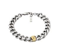 Armband EMPORIO ARMANI "Schmuck Geschenk Edelstahl Bicolor", gold (edelstahlfarben, gelbgoldfarben), Armbänder, Damen, 21cm, Edelstahl, Armband (62465644-0) edelstahlfarben, gelbgoldfarben