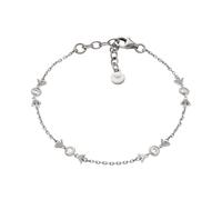 Emporio Armani Damenarmband aus Sterlingsilber mit Karabiner- oder Schieberverschluss, Bleisilber