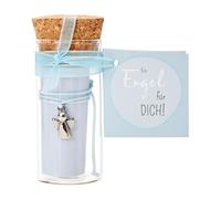 Armband Engel im Glas, hellblau, 606387 1 St