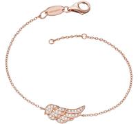 Armband ENGELSRUFER "Little magic FLÜGEL", rosa (roségoldfarben, kristallweiß, kristallweiß), Armbänder, Damen, 19cm, Silber 925 (Sterlingsilber), Armband, mit Zirkonia (synth.) (77196713-0) roségoldf