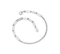 Armband ENGELSRUFER "Shiny", silber (silberfarben, kristallweiß, kristallweiß), Armbänder, Damen, 20cm, Silber 925 (Sterlingsilber), Armband, Made in Germany - mit Zirkonia (synth.) (55582412-0) silbe