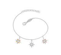 Armband ENGELSRUFER "Twinkle twinkle little Star Sternenanhänger", silber (silberfarben, kristallweiß, kristallweiß), Armbänder, Damen, 20cm, Silber 925 (Sterlingsilber), Armband, mit Zirkonia (synth.