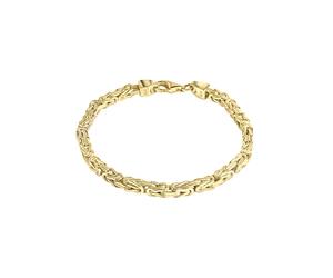 Armband FIRETTI "Schmuck Geschenk Silber 925 Armschmuck Armband Königskette" Gr. 19, gold (gelbgoldfarben), Armbänder, Herren, 19, Silber 925 (Sterlingsilber), Armband, Made in Germany (53543904-19) g
