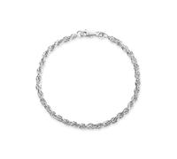 Armband FIRETTI "Schmuck Geschenk Silber 925 Armschmuck Armkette Armband Kordelkette" Gr. 21, silber (silberfarben), Armbänder, Damen, 21, Silber 925 (Sterlingsilber), Armband, Made in Germany (472179