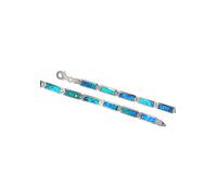Armband FIRETTI "Schmuck Geschenk Silber 925 Armschmuck Armkette", bunt (silberfarben, blau, blau), Armbänder, Damen, 21cm, Silber 925 (Sterlingsilber), Armband, mit Opal (97216754-0) silberfarben, bl