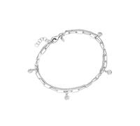 Armband FIRETTI "Schmuck Geschenk Silber 925 Armschmuck Armkette Gliederkette", silber (silberfarben, kristallweiß, kristallweiß), Armbänder, Damen, 19cm, Silber 925 (Sterlingsilber), Armband, mit Zir