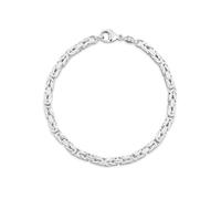 Armband FIRETTI "Schmuck Geschenk Silber 925 Armschmuck Armkette Königskette" Gr. 19, silber (silberfarben), Armbänder, Herren, 19, Silber 925 (Sterlingsilber), Königsarmband Gliederarmband, Made in G