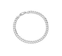 Armband FIRETTI "Schmuck Geschenk Silber 925 Armschmuck Armkette Panzerkette" Gr. 19, silber (silberfarben), Armbänder, Damen, 19, Silber 925 (Sterlingsilber), Gliederarmband, Made in Germany (5418330