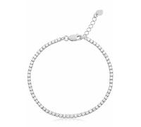 Armband FIRETTI "Schmuck Geschenk Silber 925 Armschmuck Armkette Tennisarmband", silber (silber, 925, weiß), Armbänder, Damen, 21cm, Silber 925 (Sterlingsilber), Armband, mit Zirkonia (synth.) (550666