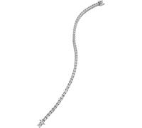 Armband FIRETTI "Schmuck Geschenk Silber 925 Armschmuck Armkette Tennisarmband", silber (silberfarben, kristallweiß, kristallweiß), Armbänder, Damen, 18cm, Silber 925 (Sterlingsilber), Armband, mit Zi