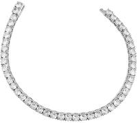 Armband FIRETTI "Schmuck Geschenk Silber 925 Armschmuck Armkette Tennisarmband", silber (silberfarben, kristallweiß, kristallweiß), Armbänder, Damen, 18cm, Silber 925 (Sterlingsilber), Armband, mit Zi