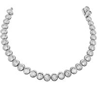 Armband FIRETTI "Schmuck Geschenk Silber 925 Armschmuck Armkette Tennisarmband", silber (silberfarben, kristallweiß, kristallweiß), Armbänder, Damen, 18cm, Silber 925 (Sterlingsilber), Armband, mit Zi