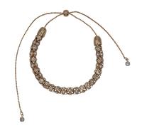 Armband FIRETTI "Schmuck Geschenk Sparkly Armkette", gelbgoldfarben, weiß, weiß, Armbänder, Damen, 36cm, Metallmix, Armband, mit Glasstein (64950241-0) gelbgoldfarben, weiß, weiß