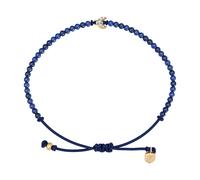 Armband FOSSIL "Sutton - Mondsichel Halbmond", gelbgoldfarben, blau, kristallweiß, kristallweiß, Armbänder, Damen, 21,6cm, Metall Polyester, Armband, mit Glasstein - mit Acryl (15479748-0) gelbgoldfar
