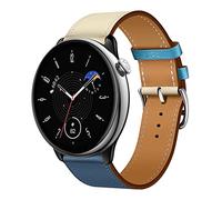 Armband für Amazfit GTR Mini Band, Weich PU Leder Keine Lücke Armbänder mit Amazfit GTR Mini Uhrenarmbänder Loop für Herren Damen Einstellbar Lederarmband mit Amazfit GTR Mini (A,GTR Mini)