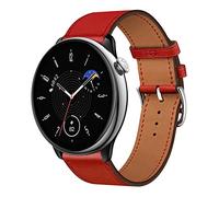 Armband für Amazfit GTR Mini Band, Weich PU Leder Keine Lücke Armbänder mit Amazfit GTR Mini Uhrenarmbänder Loop für Herren Damen Einstellbar Lederarmband mit Amazfit GTR Mini (D,GTR Mini)