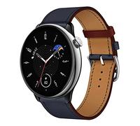 Armband für Amazfit GTR Mini Band, Weich PU Leder Keine Lücke Uhrenarmbänder Loop für Herren Damen Einstellbar Lederarmband mit Amazfit GTR Mini (L,GTR Mini)