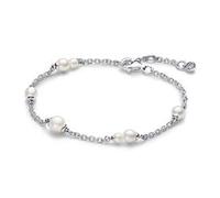 Armband für Damen aus 925er Silber mit Perlen, Timeless