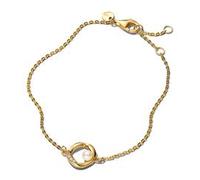 Armband für Damen mit Zirkonia, vergoldet, Essence