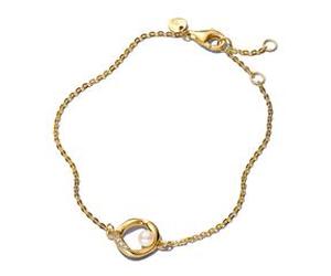 Armband für Damen mit Zirkonia, vergoldet, Essence