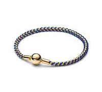 Armband für Damen Moments, IP Gold, Kordel blau