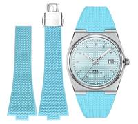 Armband für Tissot PRX, weiches Fluorkautschuk, Faltschließe, Band für Tissot PRX, zugeschnitten auf Größe 11/12 mm, für Herren und Damen, Ersatzarmbänder für Tissot PRX Serie, 35 mm, 40 mm, 35 mm,
