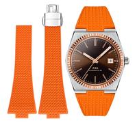 Armband für Tissot PRX, weiches Fluorkautschuk, Faltschließe, Band für Tissot PRX, zugeschnitten auf Größe 11/12 mm, für Herren und Damen, Ersatzarmbänder für Tissot PRX Serie, 35 mm, 40 mm, 40 mm,