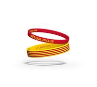 Armband Fußball Club Barcelona Senyera | Barça-Armband aus Silikon | Unterstützt FC Barcelona mit einem offiziellen Produkt | FCB Junior (Mujeres y Niños) Gelb, Rot