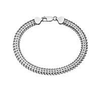 Armband "Geflochtene Fantasiekette, massiv, Silber 925" Gr. 23, silber, GIORGIO MARTELLO MILANO, Armbänder, Damen, 23cm, Silber 925 (Sterlingsilber), Armband (86973038-23) silber