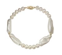 Fascination by Ellen K. Goldarmband »585/- Gelbgold Süßwasserzuchtperle«, Armband