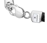 KUZZOI Armband Herren silber, 19