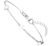 Armband Herz Stern 925 Sterling Silber 19 cm