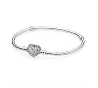 Armband Herz Zirkonia Silber