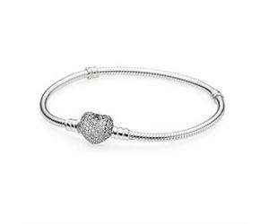 Armband Herz Zirkonia Silber