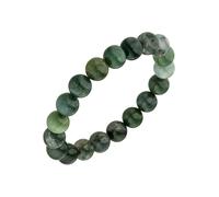Armband JOBO, grün, Armbänder, Damen, 19cm, Materialmix, Armband, mit Moosachat grün 19 cm (12518000-0) grün