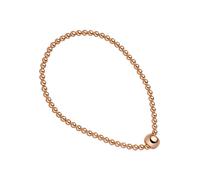 Armband JOBO "Kugel-Armband", roségoldfarben, Armbänder, Damen, Silber 925 (Sterlingsilber) Silikon, Silber 925 (Sterlingsilber), Silikon, Armband, 925 Silber (67697706-0) roségoldfarben