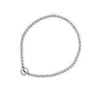 Armband JOBO "Kugel-Armband", silberfarben, Armbänder, Damen, Silber 925 (Sterlingsilber) Silikon, Silber 925 (Sterlingsilber), Silikon, Armband, 925 Silber (72430755-0) silberfarben