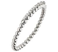 Armband JOBO "Kugelarmband Layering 16,5 cm", silber 925, Armbänder, Damen, 16,5cm, Silber 925 (Sterlingsilber), Armband, 925 Silber mit Ankerkette und Herzanhänger (28579704-0) silber 925