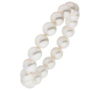 Armband JOBO "Muschelkern-Perlen 10 mm", weiß, Armbänder, Damen, 17cm, Perlen, Armband, weiß 17 cm (83910901-0) weiß