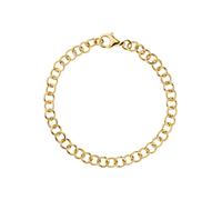 Armband JOBO "Rund-Ankerarmband", goldfarben, Armbänder, Damen, 19cm, Silber 925 (Sterlingsilber), Armband, 925 Silber 19 cm (84576117-0) goldfarben