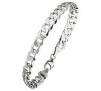 Armband JOBO, silber (silber 925), Armbänder, Damen, 21cm, Silber 925 (Sterlingsilber), Armband, Panzerarmband 925 Silber 21 cm 7,7 mm (68926168-0) silber 925