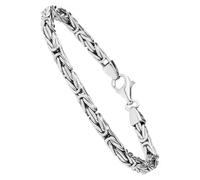 Armband JOBO, silber (silber 925), Armbänder, Damen, 21cm, Silber 925 (Sterlingsilber), Königsarmband, Königsarmband 925 Silber 21 cm (86243043-0) silber 925