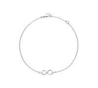 Armband JOBO "Silberarmband Unendlichkeit", silber 925, weiß, Armbänder, Damen, 19,5cm, Silber 925 (Sterlingsilber), Armband, 925 Silber mit 7 Zirkonia 19,5 cm (59016420-0) silber 925, weiß