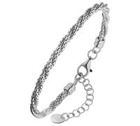 Armband JOBO "verschlungen", silber 925, Armbänder, Damen, 20cm, Silber 925 (Sterlingsilber), Armband, 925 Silber 20 cm (86257939-0) silber 925