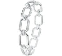 Joop! Halskette aus 925 Sterling Silber für Damen, Halsschmuck, teilw. mit Schmuckstein, Silber 925 rhodiniert, Kommt in passender Schmuckbox