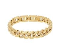 Armband JOOP "Schmuck, Geschenk", gelbgoldfarben, kristallweiß, kristallweiß, Armbänder, Damen, 20cm, Edelstahl, Armband, mit Zirkonia (synth.) (28155713-0) gelbgoldfarben, kristallweiß, kristallweiß