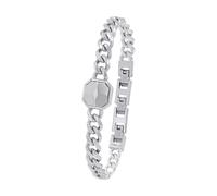 Armband JOOP "Schmuck, Geschenk", silber (edelstahlfarben), Armbänder, Herren, 21,5cm, Edelstahl, Armband (85875232-0) edelstahlfarben