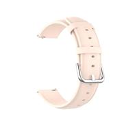 Armband Kompatibel mit Amazfit Bip 5 Lederarmband, Klassisches Leder Uhrenarmband Erstatzband Uhr Band Watchband mit Metallschließe (Pink, One Size)