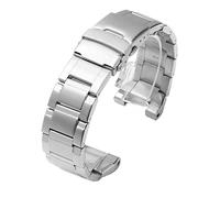 Armband kompatibel mit Casio G-Shock GST-W300/400G B100 S310 S120 S110 W110 Herren Edelstahl Metall Ersatzuhrenarmband Armbandkette(Silver)