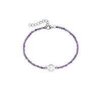 Armband LADY, silber (silber 925, silber 925), Armbänder, Damen, Silber 925 (Sterlingsilber)-Perlen, Silber 925 (Sterlingsilber), Perlen, Armkette (43751802-0) silber 925, silber 925